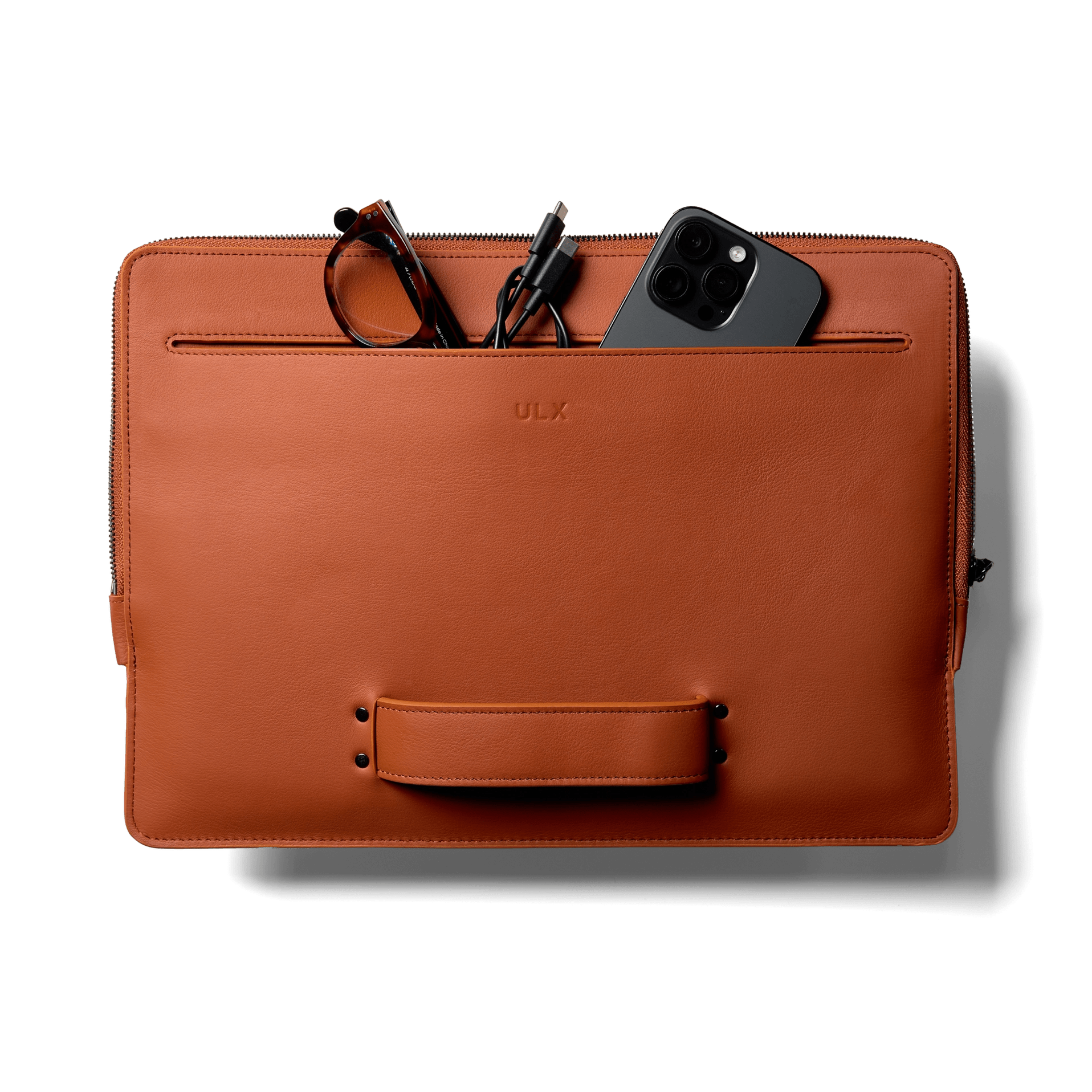 Leather MacBook Sleeve - Brown ( 15/16" laptop) - Dapperfella