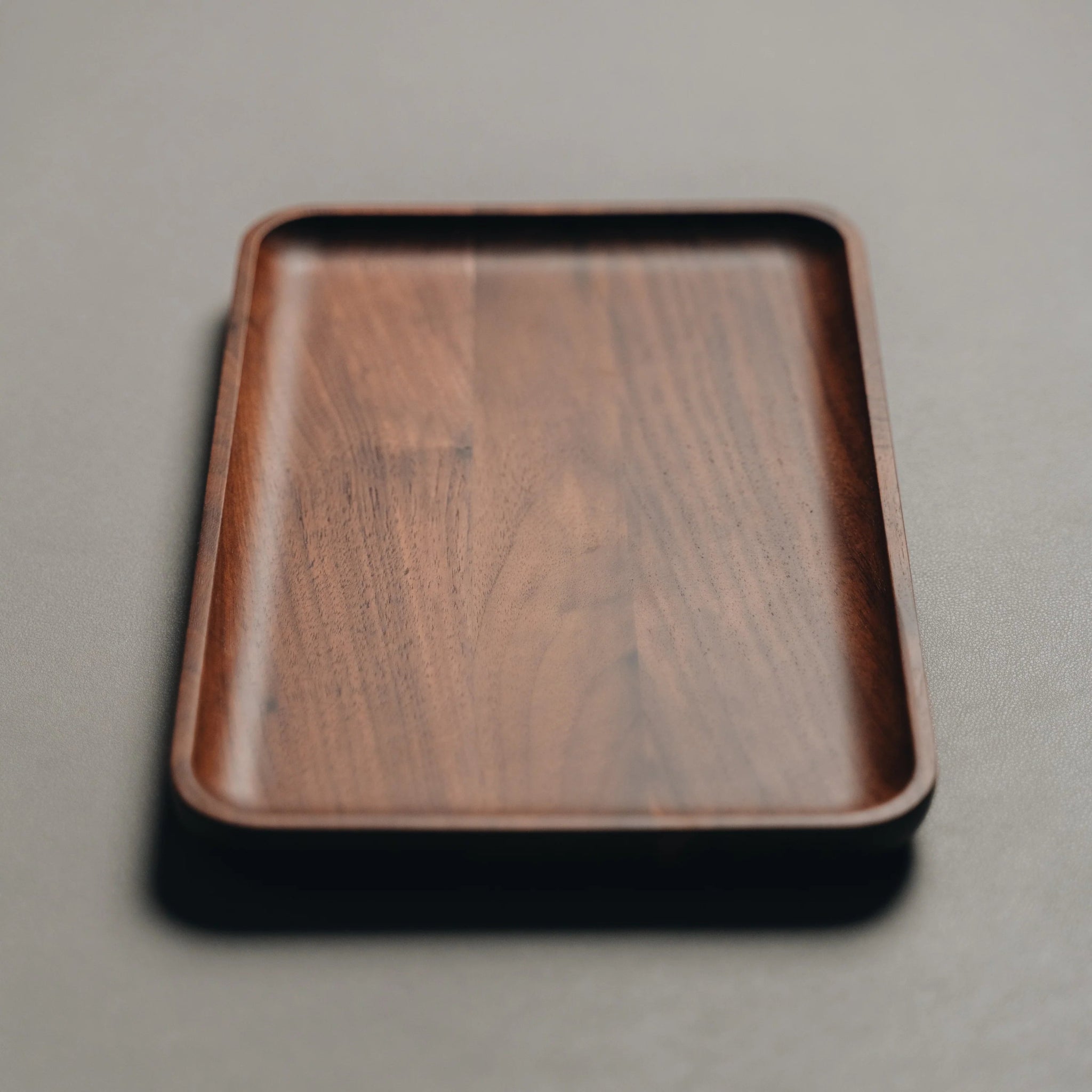 Walnut Valet Desk Tray - Dapperfella